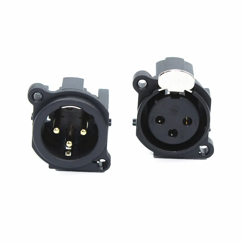 5 шт. NEUTRIK XLR Мужской Медный+ золотой штыревой разъем XLR Мужской Разъем 3pin