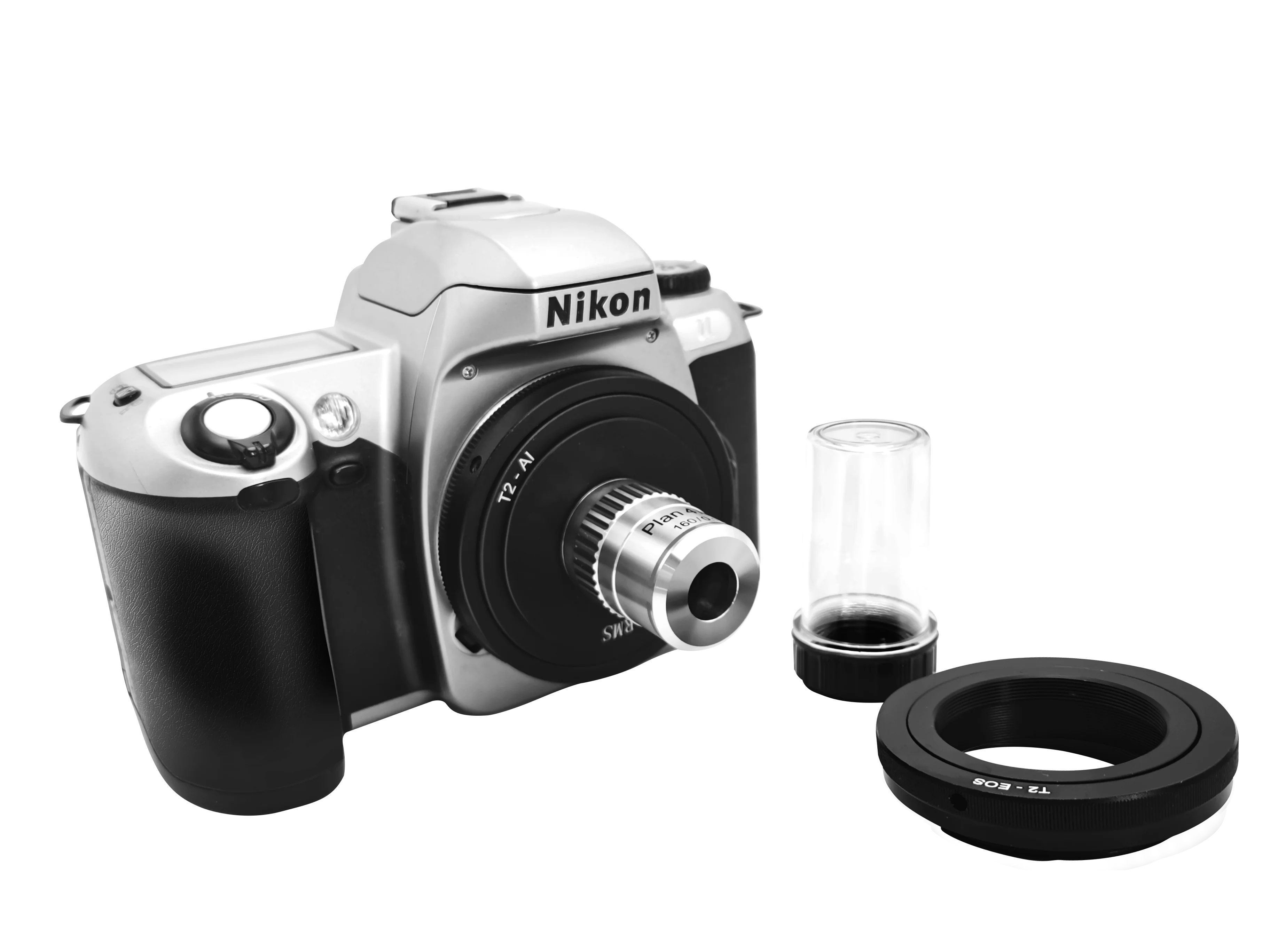 AmScope 4X план ахроматическая объектив с накатанной головкой Кольцо PA4XK V300