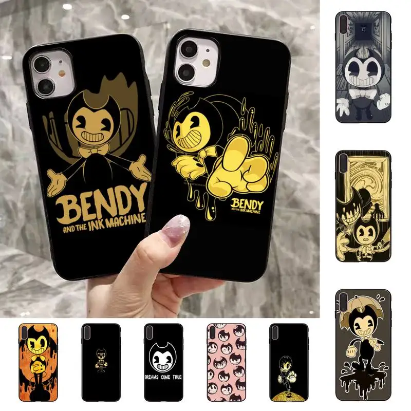 

Bendy the ink machine Phone Case For iPhone 11 12 13 8 7 6 6S Plus X XS MAX 5 5S SE 2020 XR 11 pro DIY Funda capa