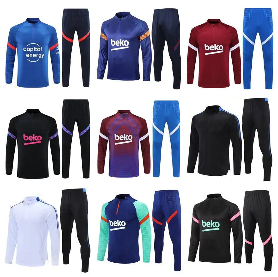 

2021 22 Training Suit Men And Kids Football Tracksuit Training Jogging Survetement Foot Chandal Futbol Tuta