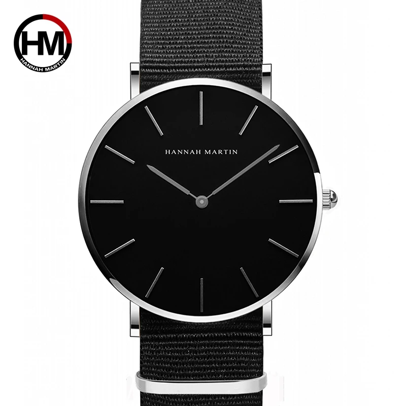 

Japan Quartz Movt Men full Black Slim Simple Unisex Wristwatch Fashion Brand Sport Casual Waterproof Watches relogio masculino