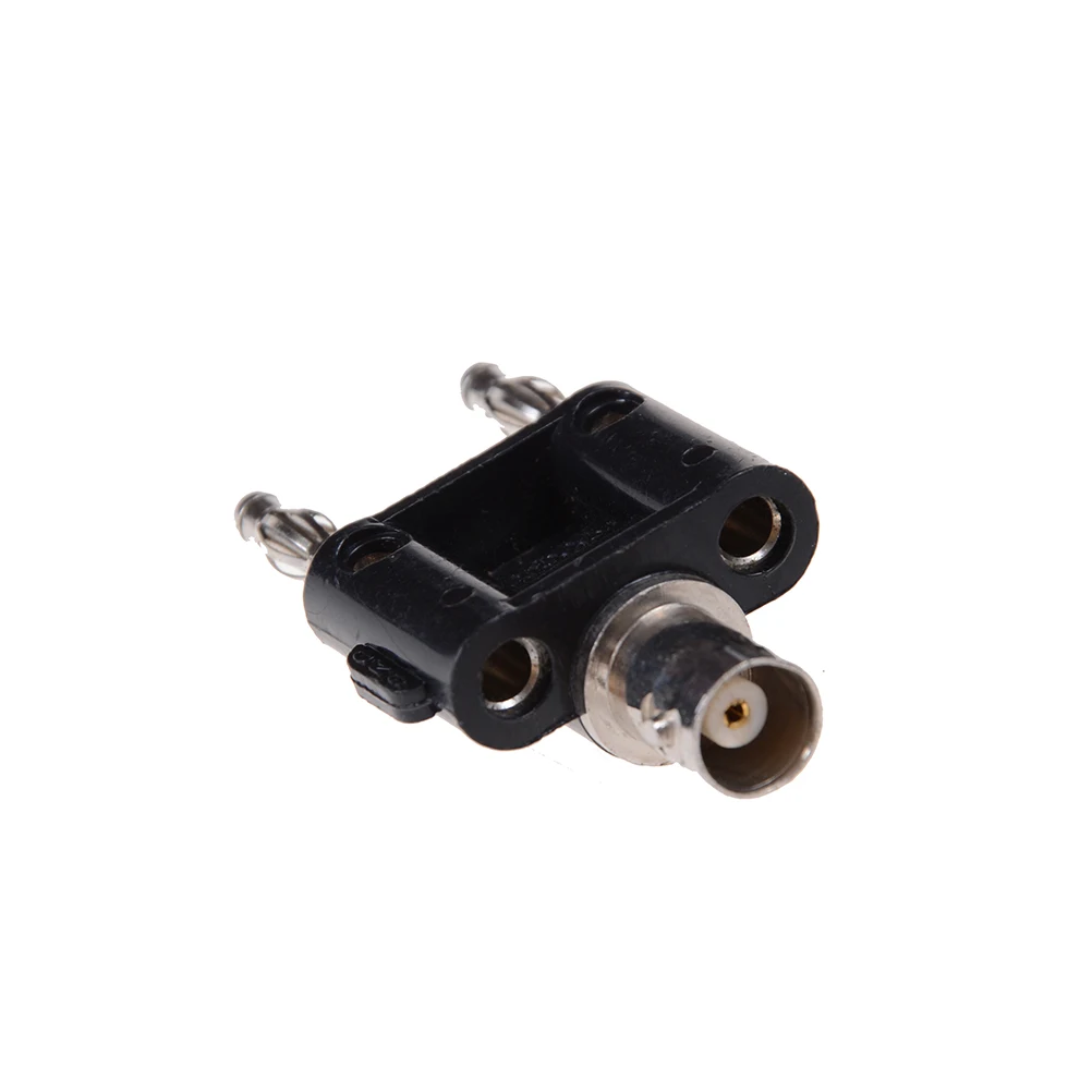 1x Adapter BNC Female Jack To Two Dual 4mm Banana Binding Male Plug Connector | Обустройство дома