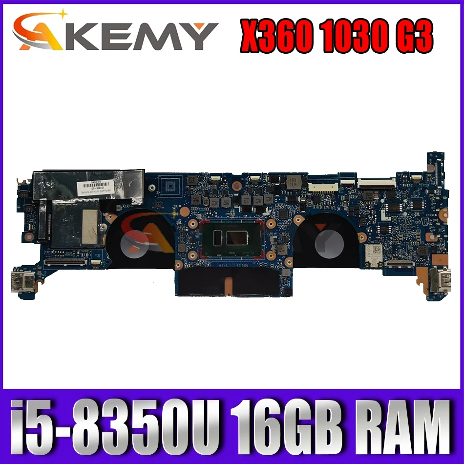 

L31863-601 MB для HP ELITEBOOK X360 1030 G3 Материнская плата ноутбука DA0Y0PMBAF0 REV: F i5-8350U 16 Гб Оперативная память протестирована и прекрасно работает