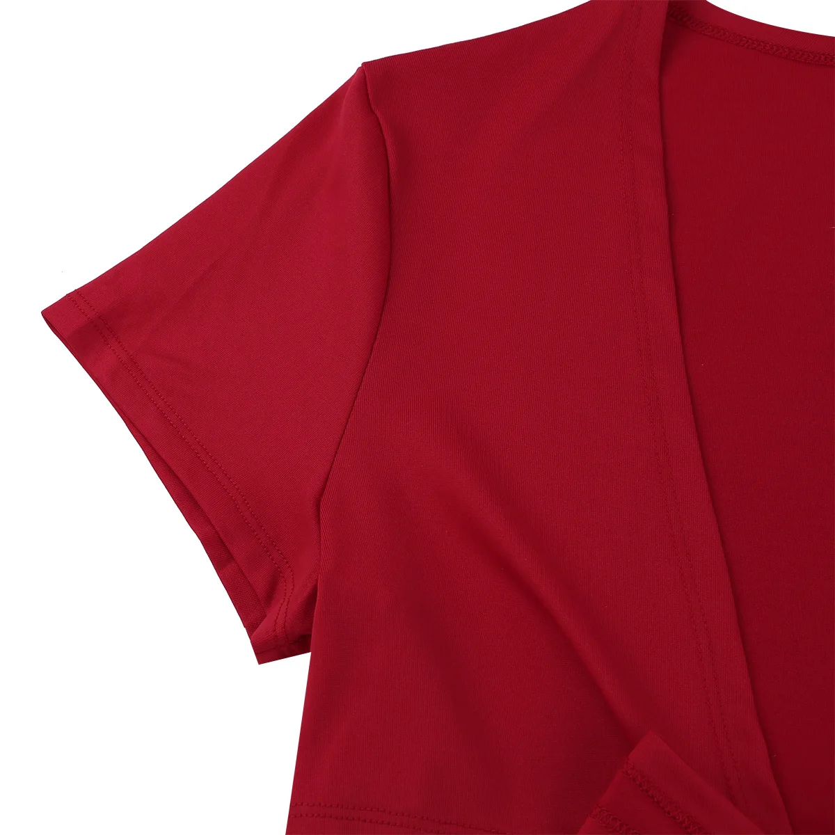 Женская сексуальная клубная одежда школьный топ с V-образным вырезом и открытой