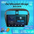 Автомобильный радиоприемник 2DIN Android 10 для Mitsubishi Mirage Attrage 2012-2018 GPS-навигация Автомобильный приемник автомобильное радио DSP стерео приемник IGO