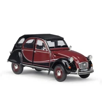 124 scale metal alloy classic car diecast model for citroen 2cv 6 charleston toy collection toy for kids
