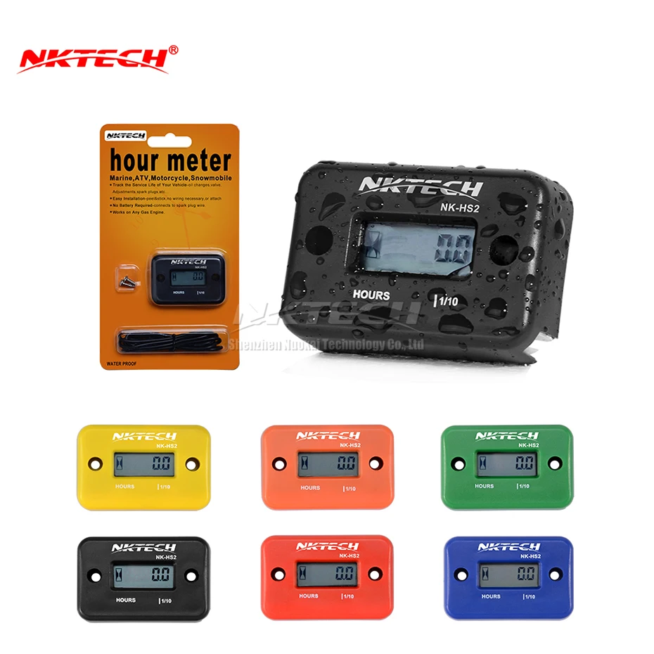 NKTECH NK-HS2 индуктивный счетчик часов для газового двигателя газон Mover морской ATV Мотоцикл лодка снегоход грязь подвесной мотор генератор