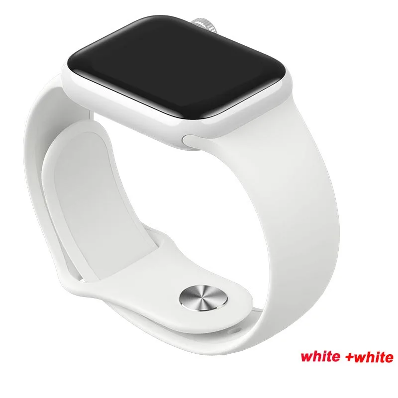 white white Greentiger AW5 Смарт-часы Для мужчин 38/40 мм Series 5 часы всегда на Дисплей монитор сердечного ритма напоминание W58 Smartwatch VS iwo 12 - Цвет: white white