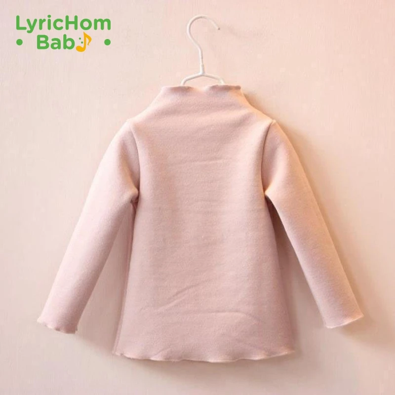 

LyricHom Baby Thick T-shirt O-neck Long Sleeve Baby Girl Clothes Fashion Warm Baby Clothing for Girl Toddler T-shirts Winter