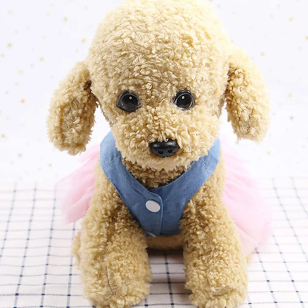 

Summer Dog Lace Tullle Dress Pet Dog Clothes Puppy Tutu Pet Bowknot Small Dog Party Birthday Wedding Bowknot Dress Pet Clothes