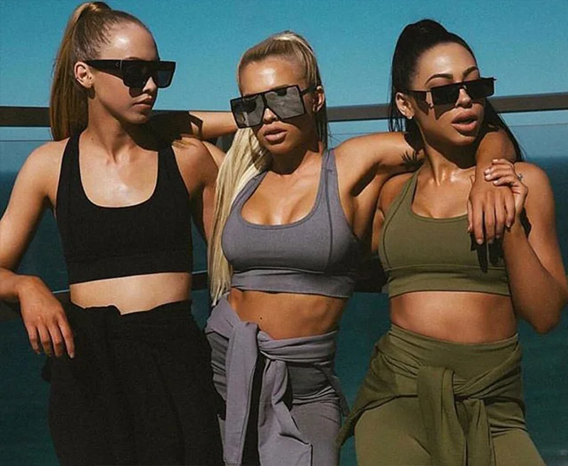 Чистый Йога Фитнес модный костюм на осень зиму Бег Туризм Альпинизм Велоспорт