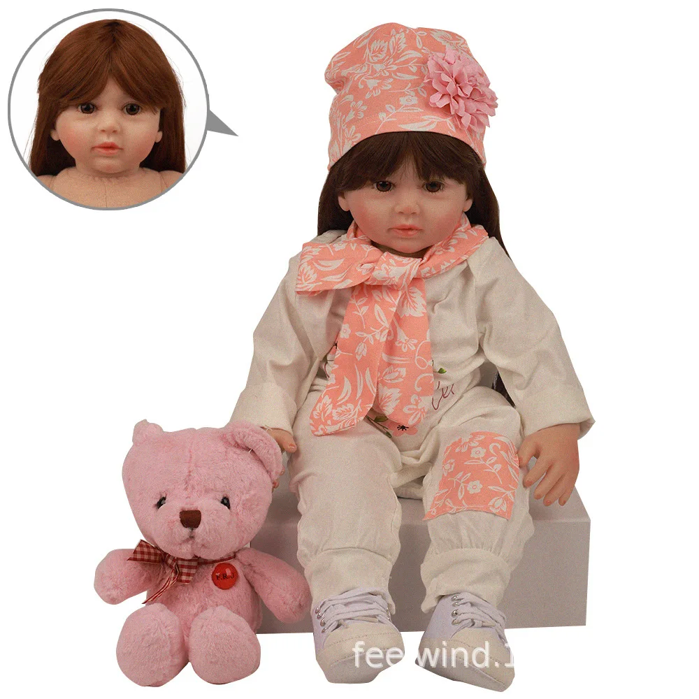 

Bebe Reborn Kit Reborn Baby Vinyl Kit 23 Inches Flo Mini Elf Unpainted Unfinished Doll Parts DIY Blank Reborn Doll Kit