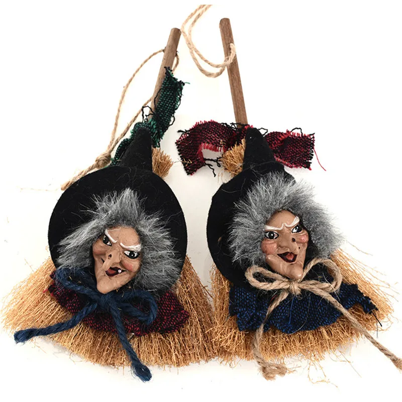 Хэллоуин висячая кукла Ведьма призрак ужас страшный висячий Летающая ведьма