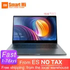 Ноутбук Xiaomi Mi, ноутбук Air Pro 15,6 дюймов GTX 1050 Max-Q, ноутбук Intel Core i7 8550U, процессор NVIDIA 16 Гб 256 ГБ, сканер отпечатка пальца, Windows 10