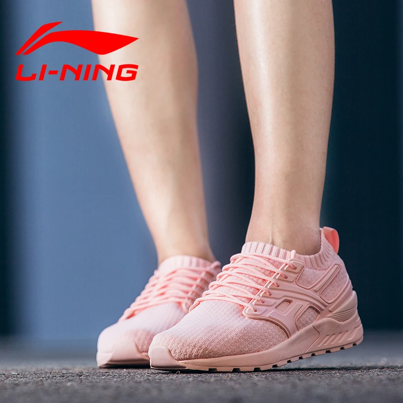 Li-Ning/хит 2000 года; Женская прогулочная обувь; удобные кроссовки для фитнеса; спортивная обувь с поддерживающей подошвой; AGLN006 SJFM18