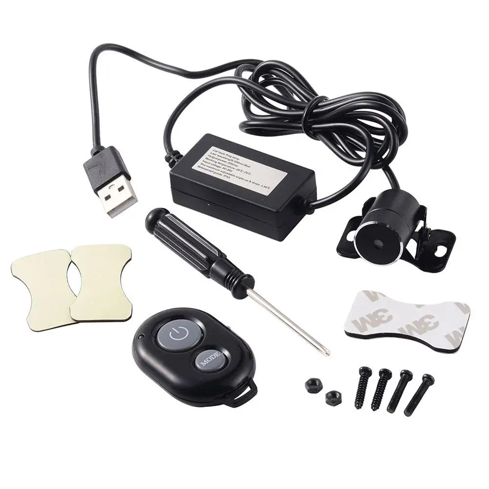 Car Atmosphere Light 5V Red USB LED Laser Remote Star Sky Lights Auto Interior Decoration Roof Ceiling Lamp | Автомобили и