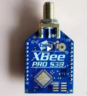 Xbee-pro 900HP (S3B) DigiMes DIGI XBee PRO 900HP S3B subghz 920 MHz, m&oacute;dulo australiano RPSMA 2, XBP9B-DMST-022 multipunto-1