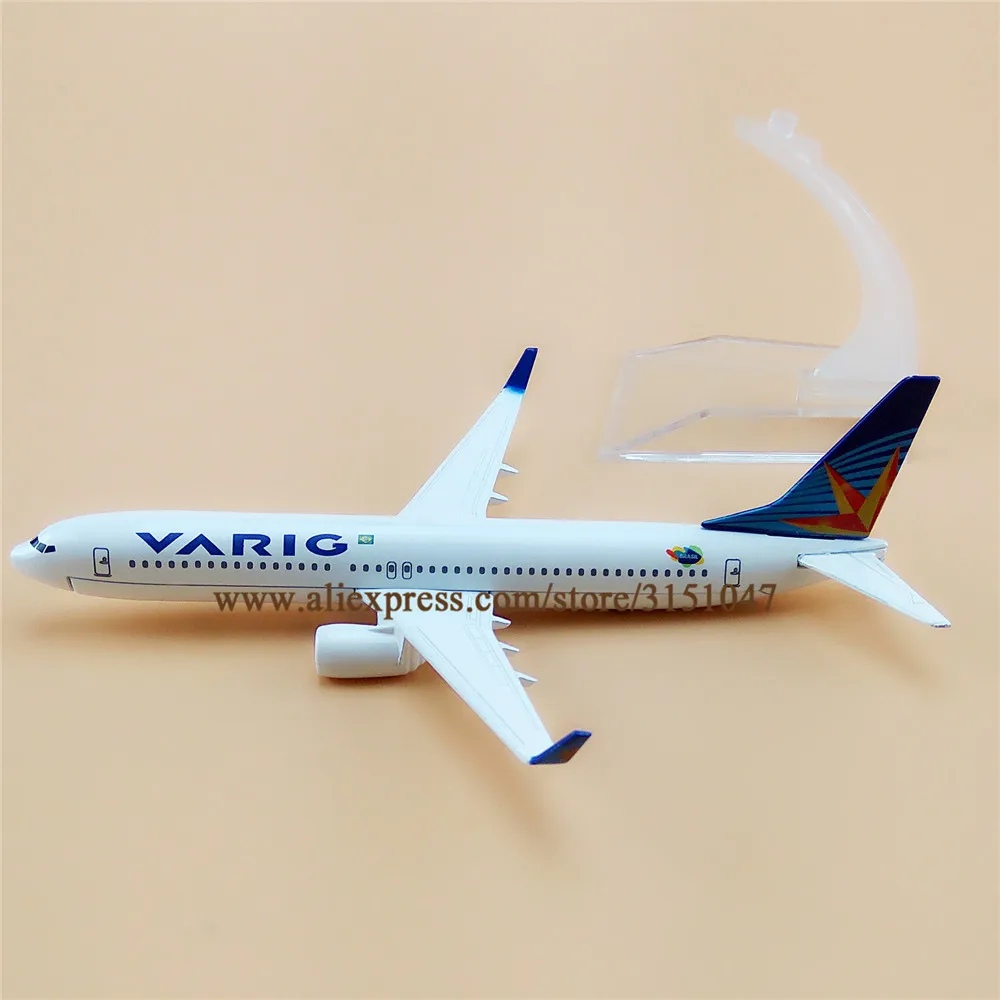 16 см авиамодель самолета из Бразилии VARIG Боинг 737 B737 авиакомпании модель