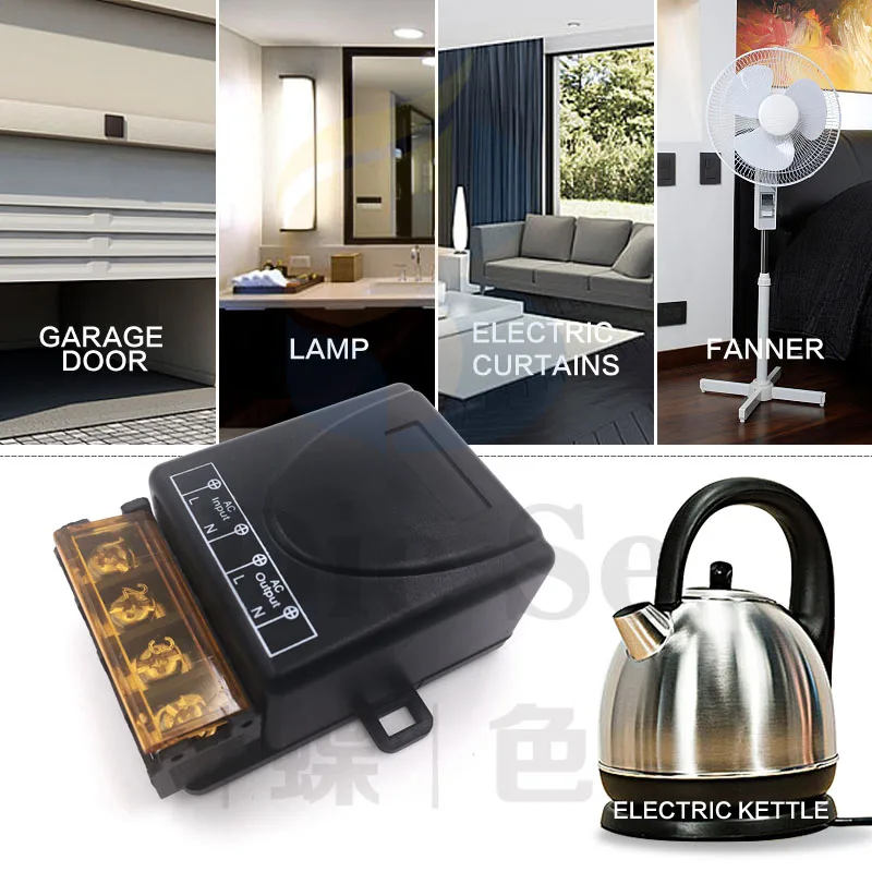 Беспроводной универсальный пульт дистанционного управления AC 220V 30A 1CH релейный