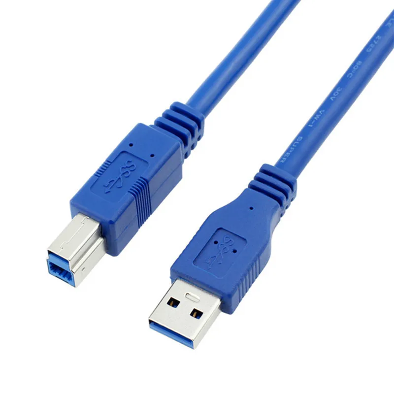 High speed USB3.0 A male to B male cable for external hardisk