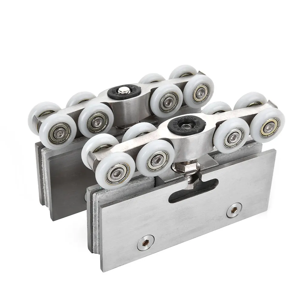 Стеклянные подвесные колеса из нержавеющей стали 100 кг стеклянные раздвижные