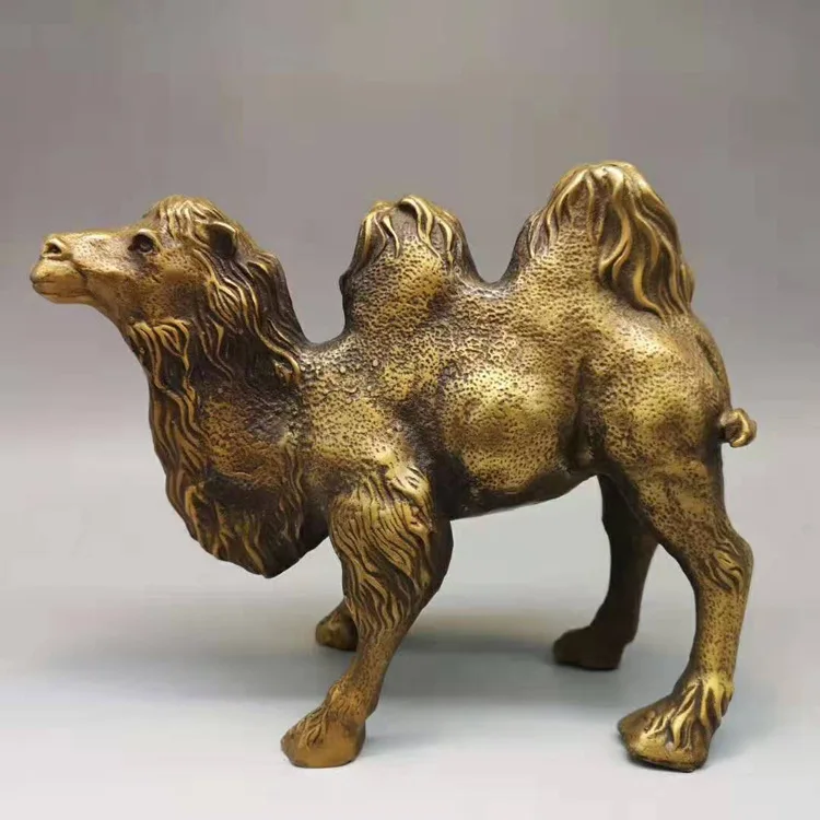 

Медные украшения в виде верблюдов, фэн-шуй, бронзовые поделки, украшения для дома, талисман