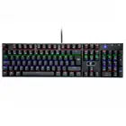 Z-88 Механическая игровая клавиатура, 105 клавиш, Немецкая раскладка QWERTZ, светодиодная подсветка, Игровая клавиатура Outemu Switch, Черная