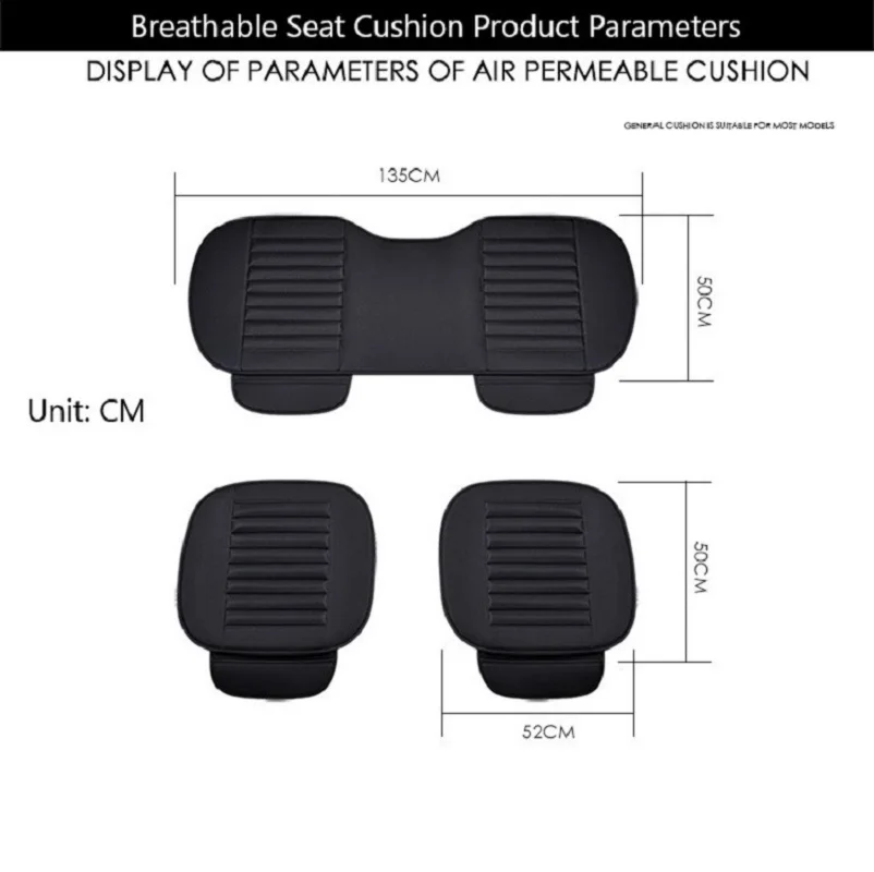 買取 Pu Leather Seat Cover Cars Interior Four Seasons Seats Cover Cushion Universal Protector Seat Leather Mats Pad Auto Accessories