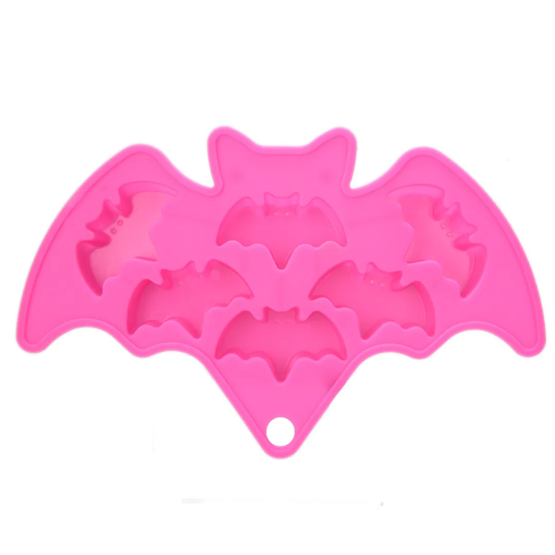 Силиконовая форма в виде ведьмы/летучей мыши/призрака/черепа на Хэллоуин формы