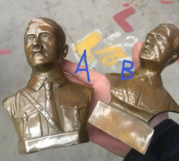 

free shipping Russian Tsar NICHOLAS II bust statue 5" H bronze statue