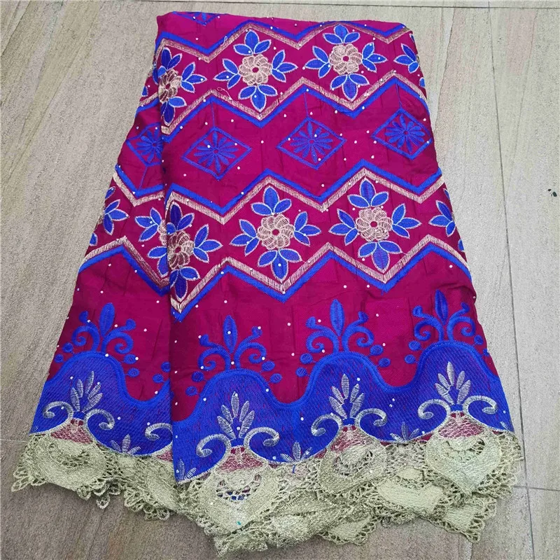 

New Coming Swiss Voile Lace Textile Embroidery African Cotton Lace Fabric For Dress NCH98(5Yards/Lot)