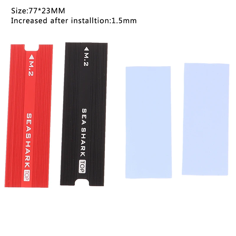 

Aluminum Sheet Heat Sink Heatsink NVME NGFF M.2 cooling U.2 Heat Dissipation Thermal Conductivity Silicone Wafer Cooler