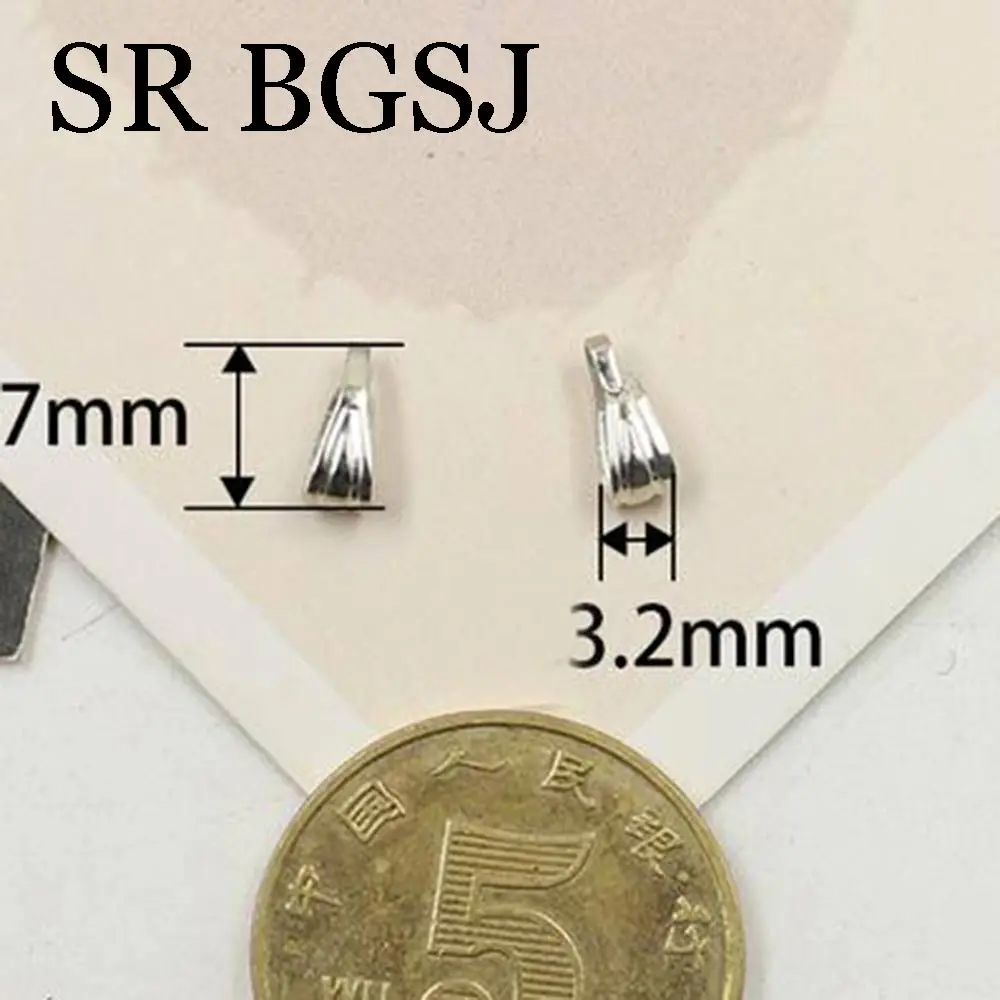 

Free Shipping 2000 Pcs Jewelry Making Accessories Findings DIY Pinch Bail Pendant Bail Head Connector