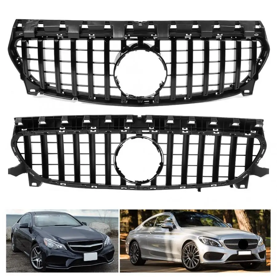 GT передний бампер Гриль решетка Передняя Алмазная подходит для Mercedes Benz CLA Class W117 AMG