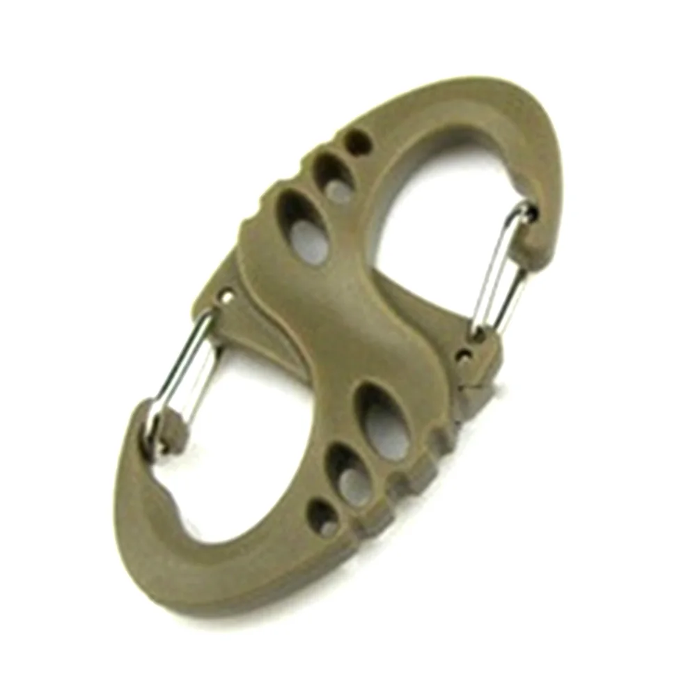 8 Тип стиль стальной карабин для альпинизма Пряжка рюкзака Открытый брелок