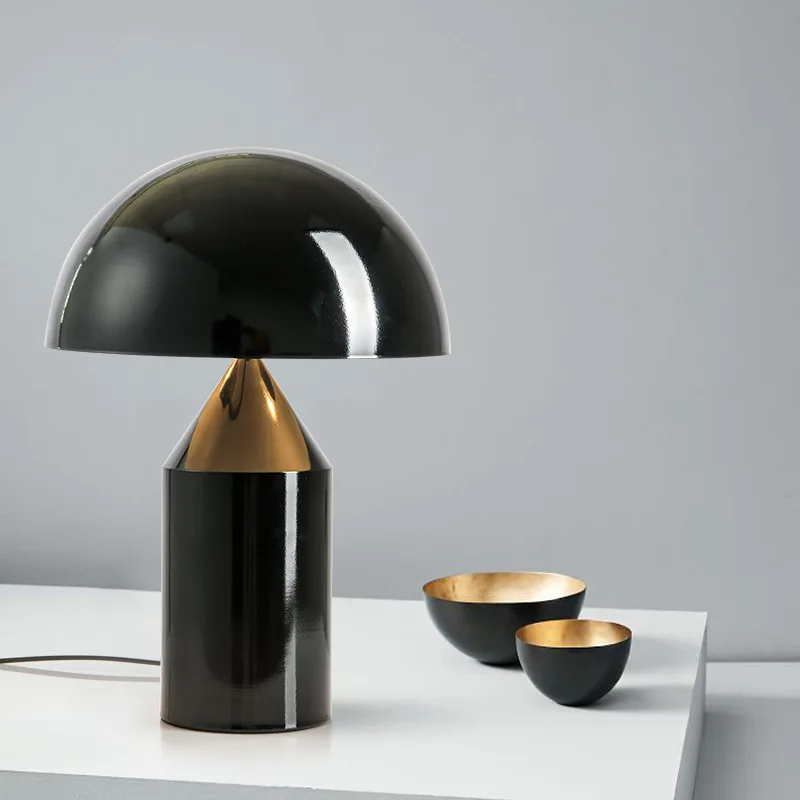 

Modern creative designer mushroom head desk lamp living room bedroom bedside lamp study lamp Nordic personalized decorative lamp