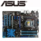 Материнская плата LGA 1156 для Intel P55 ASUS P7P55D LE, разъем ATX PCI-E X16 SATA2 DDR3 16 ГБ, десктопная материнская плата, модель USB 2,0, бу