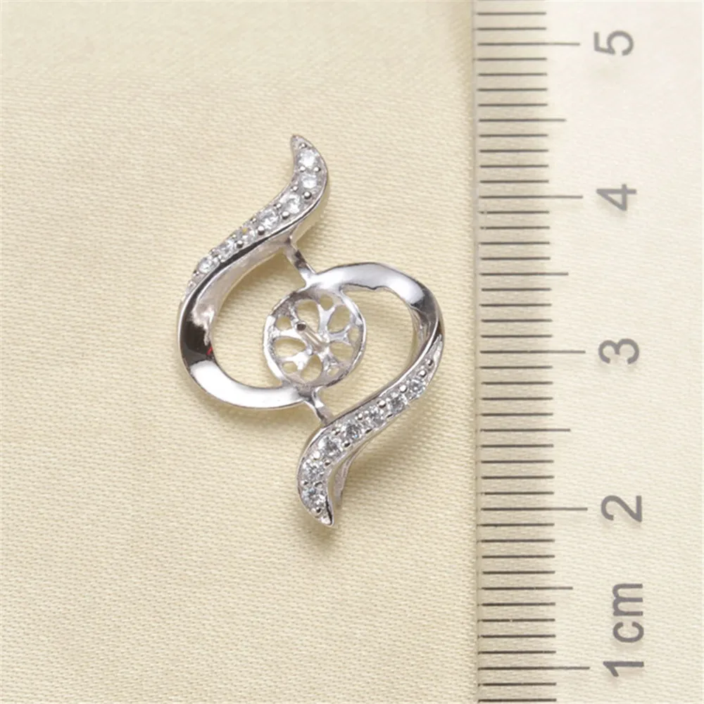 Подвеска с жемчугом аксессуары серебро 925 пробы кулон того же дизайна ювелирное