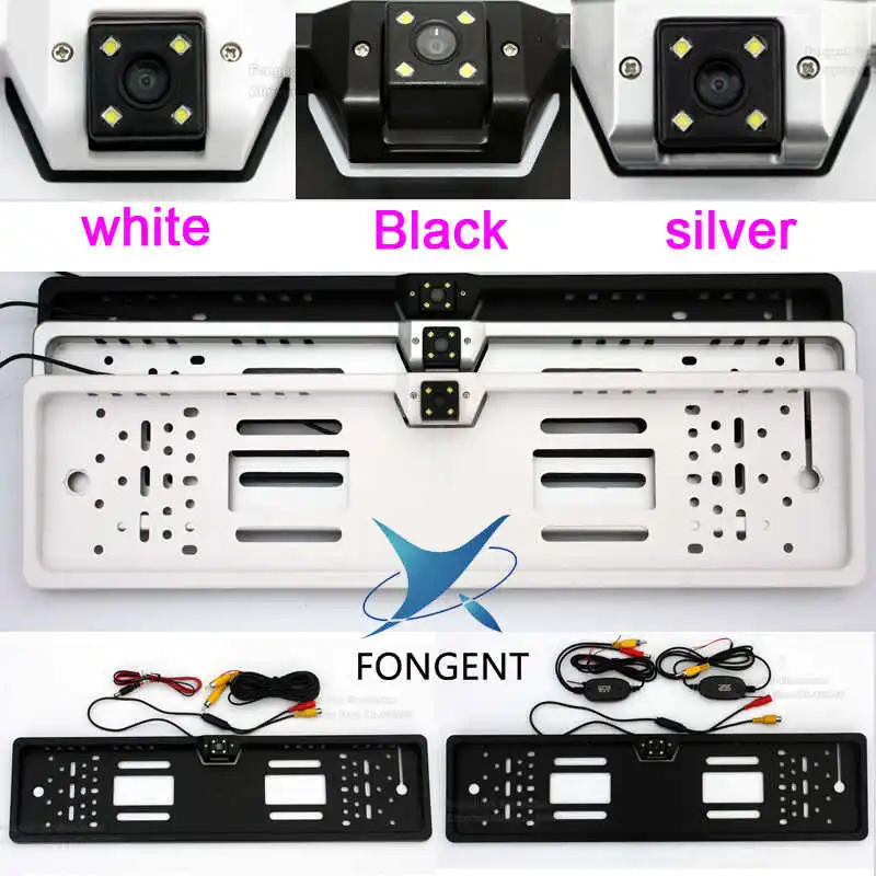 Рамка для российского номерного знака в европейском стиле Автомобильная камера