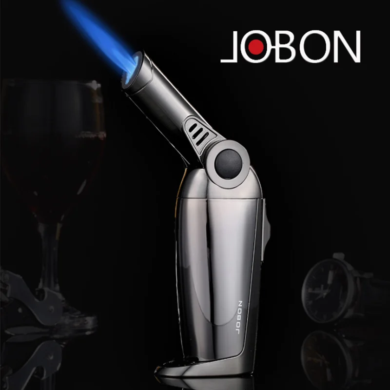 

Chinese brand Jobon inflatable creative personality straight blue flame men's lighter