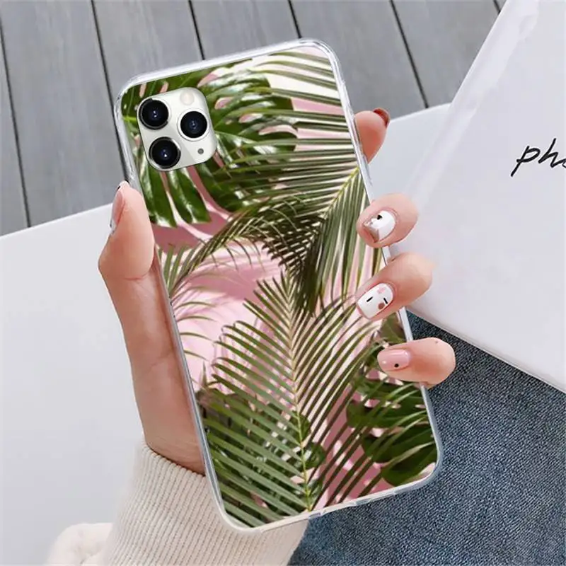 

Retro Flower Leaf Phone Case For iphone 12 5 5s 5c se 6 6s 7 8 plus x xs xr 11 pro max mini