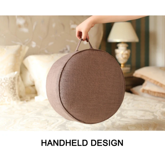 Round Floor Seat Cotton Linen Cushion Meditation Mat Removable Washable Cushion TT-best