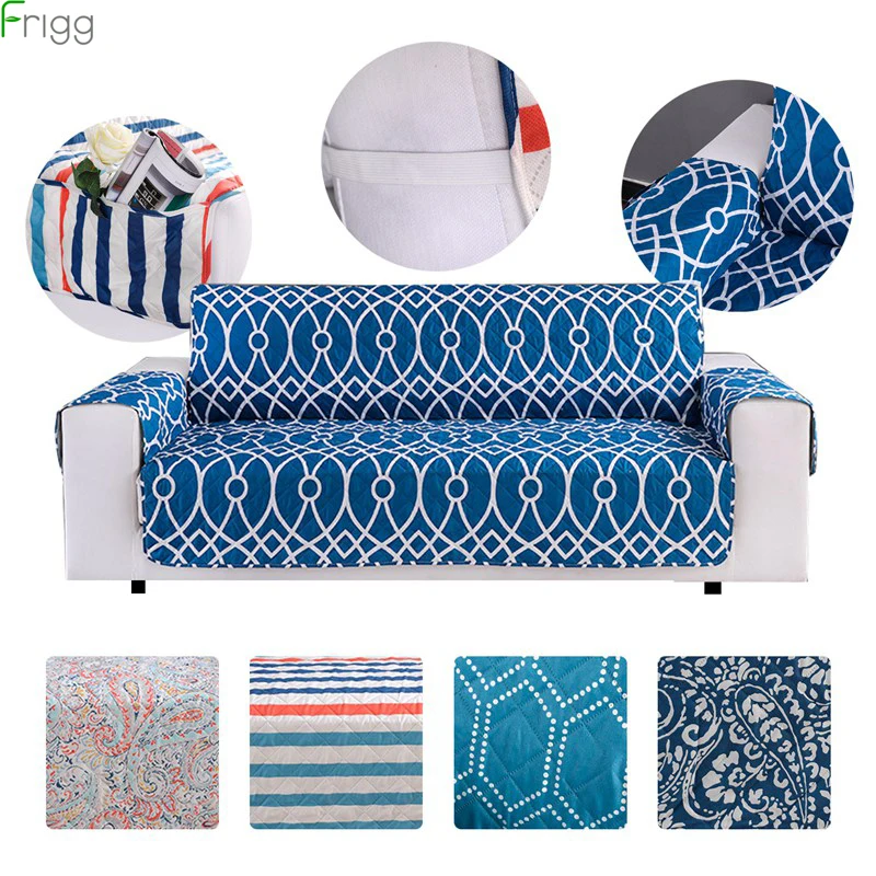 Хлопковые пыленепроницаемые чехлы для диванов 1/2/3 сидений собак домашних