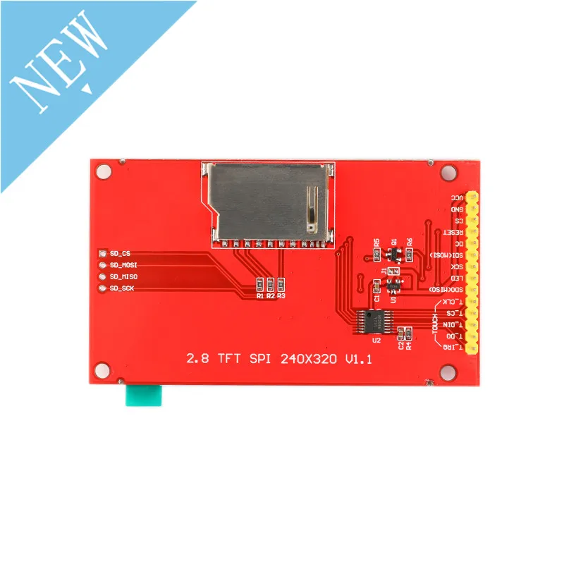 2.8 Inch 2.8" TFT Color Touch Screen LCD Display Module Drive ILI9341 Interface SPI 3.3V/5V Resolution 240*320 For Arduino |
