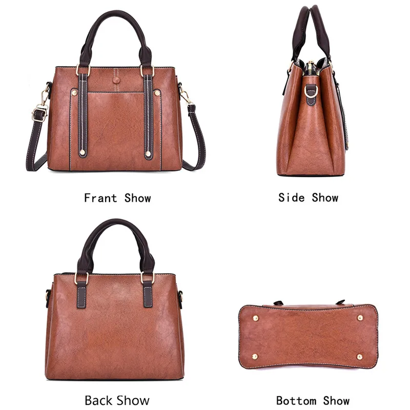 Роскошная женская сумка брендовые дизайнерские сумки на плечо кожаная