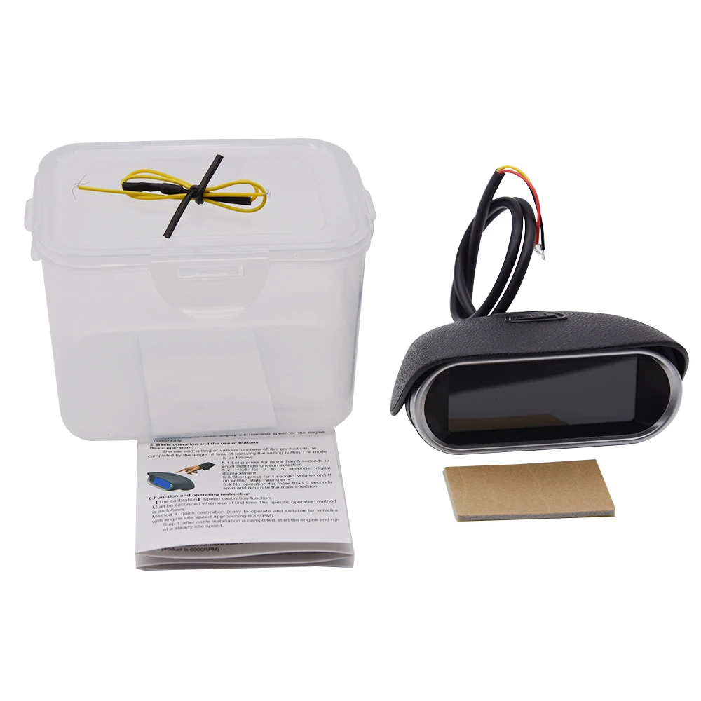 Тахометр Автомобильный Универсальный 50 9999 об/мин 12 В 24 В|Тахометры| |