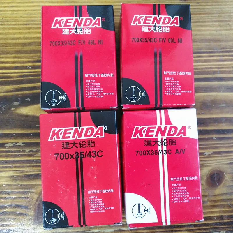 

Kenda Bike Inner Tires 700X35/43C AV/FV Road Bicycle Inner Rubber Tube Tires Bike Parts 1pcs