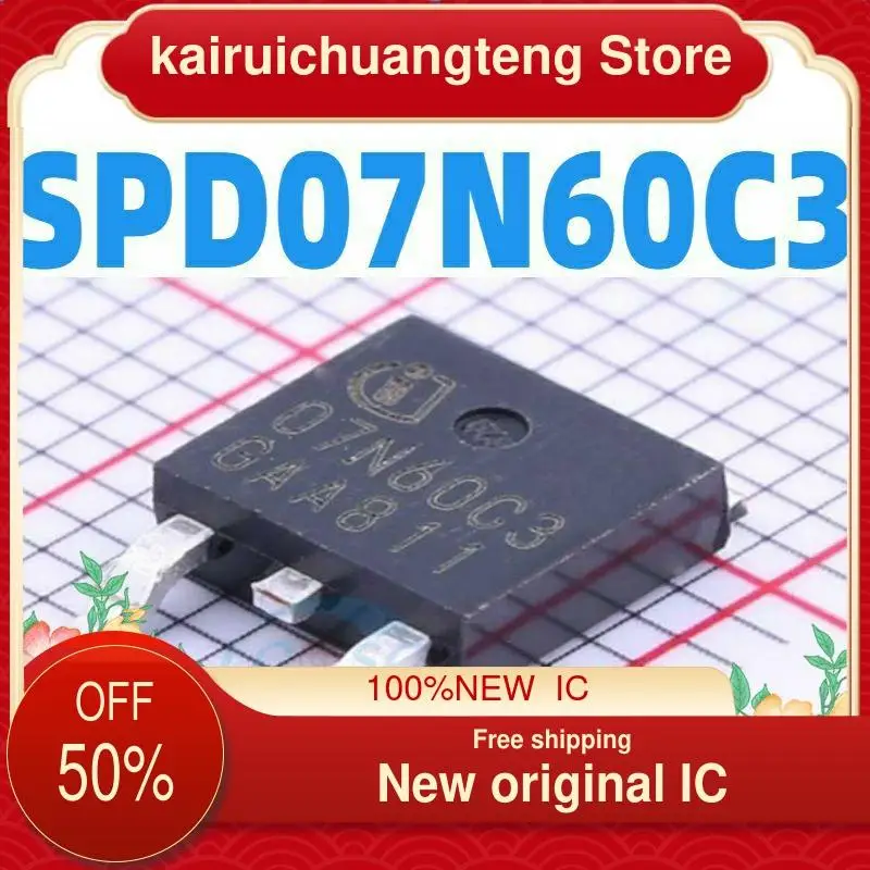 

（1PCS） SPD07N60C3 07N60C3 TO-252 600V 7.3A New original IC