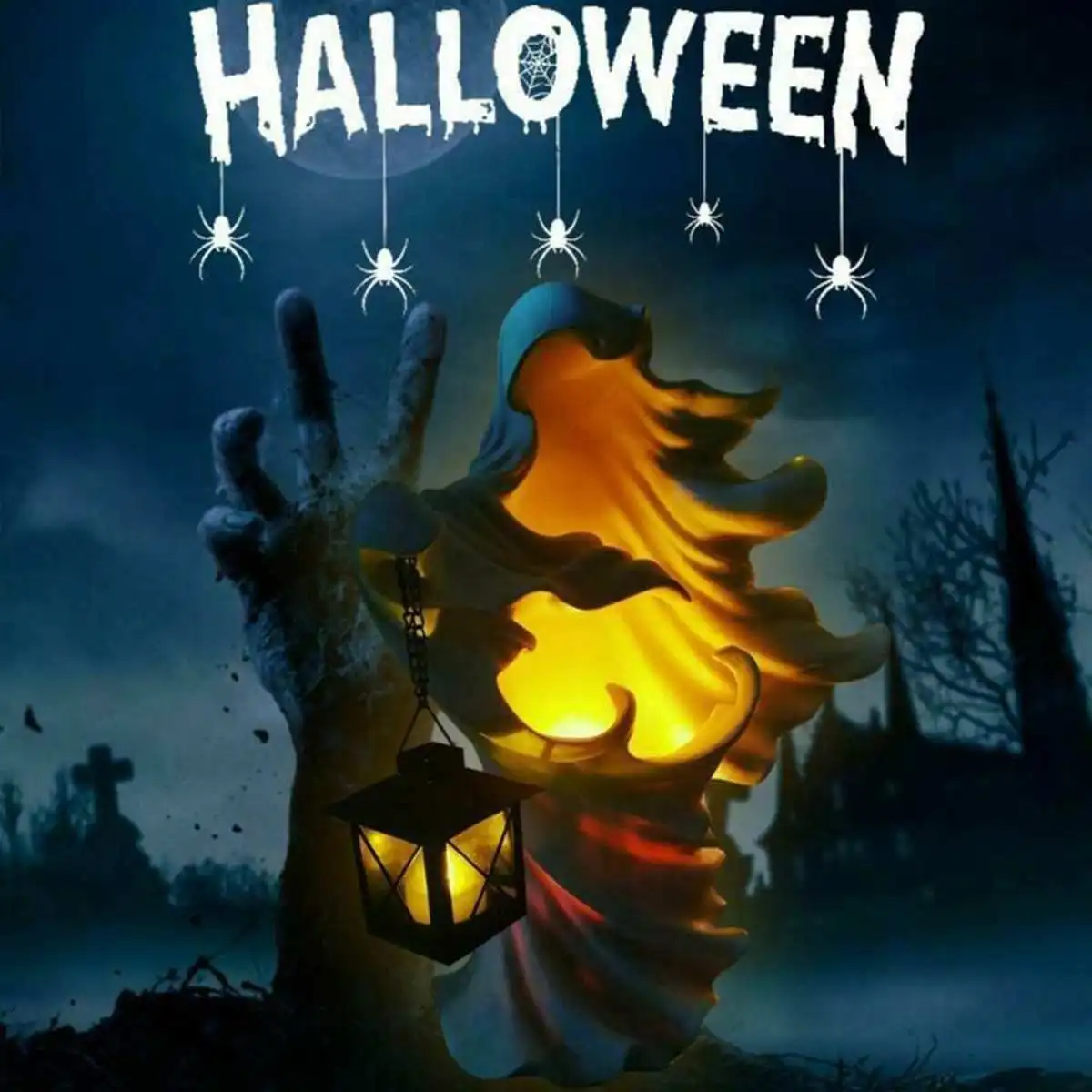 

Новый Призрак ищет светильник ильника, ад-мессенджер с солнечной энергией, фонарик ведьмы из смолы, декоративная лампа