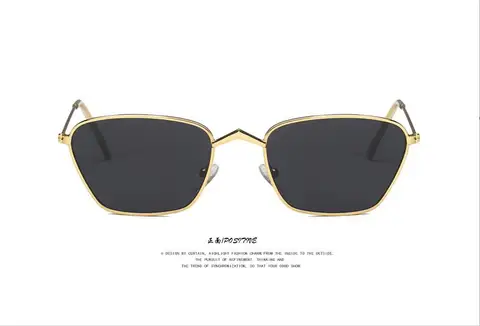 Солнцезащитные очки в классической маленькой оправе кошачий глаз для мужчин и женщин, брендовые дизайнерские зеркальные солнцезащитные очки из сплава, винтажные модные очки, 2024